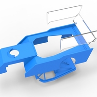 Shell of Outlaw Figure 8 Modified stock car 1:25 - Thumbnail 17