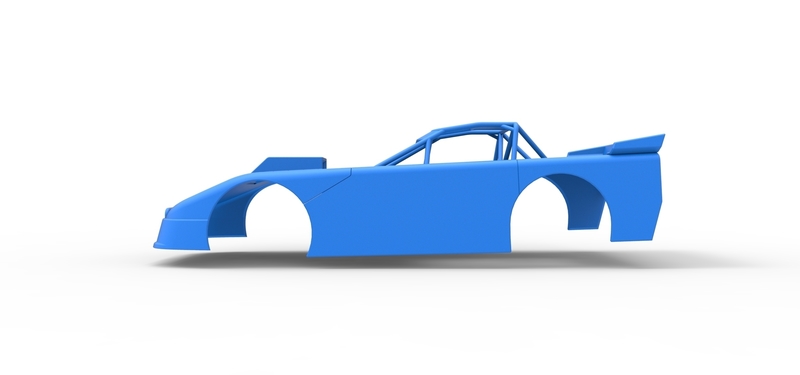 Shell of New Zealand Super Saloon race car V2 Scale 1:25 - Pinshape