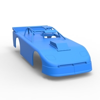 Shell of New Zealand Super Saloon race car V2 Scale 1:25 - Pinshape