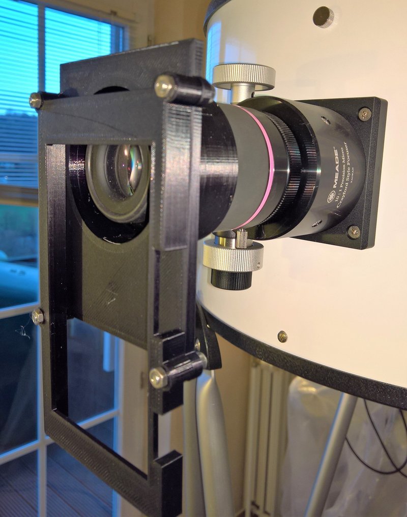 Lumia 950 XL to Vixen LV eyepiece afocal adapter.