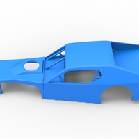 Shell of Asphalt Modified stock car V1 Scale 1:25 - Thumbnail 8