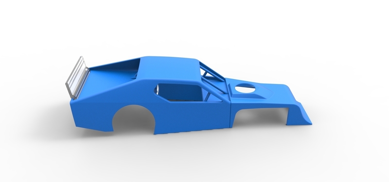 Shell Shape Car Shell of Asphalt Modified stock car V1 Scale 1:25 - Pinshape