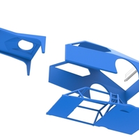 Shell of Asphalt Modified stock car V1 Scale 1:25 - Thumbnail 21