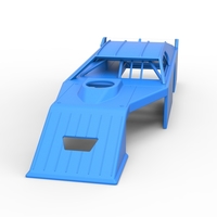 Shell of Asphalt Modified stock car V2 Scale 1:25 - Thumbnail 4