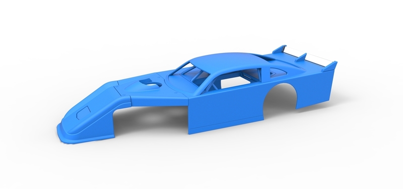 Shell of Asphalt Modified stock car V3 Scale 1:25