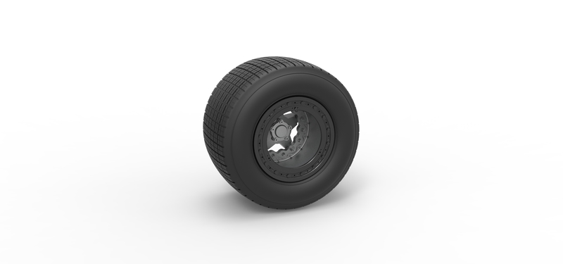 Wheel of Super Dirt Late model Version 2 Scale 1:25