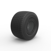 Wheel of Super Dirt Late model Version 2 Scale 1:25 - Thumbnail 2