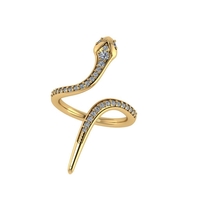 Snake ring design 3d render - Thumbnail 1