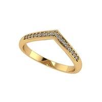 Diamond ring design 3d render - Thumbnail 1