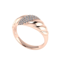 Diamond ring design 3d render - Thumbnail 2