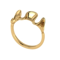 Diamond ring design 3d render - Thumbnail 1