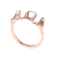 Diamond ring design 3d render - Thumbnail 2