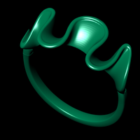 Diamond ring design 3d render - Thumbnail 8