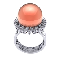 Diamond ring design 3d render - Thumbnail 6