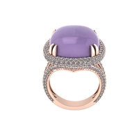 Diamond ring design 3d render - Thumbnail 4