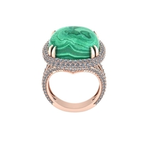 Diamond ring design 3d render - Thumbnail 6