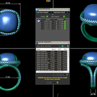 Diamond ring design 3d render - Thumbnail 11