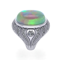 Diamond ring design 3d render - Thumbnail 7