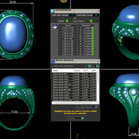Diamond ring design 3d render - Thumbnail 12