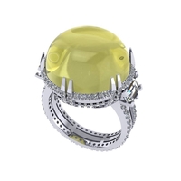 Diamond ring design 3d render - Thumbnail 8