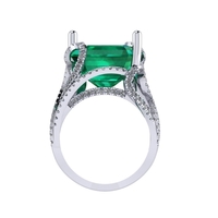 Women diamond ring 3d render - Thumbnail 7