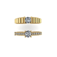 Wedding ring 3d render - Thumbnail 4