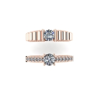 Wedding ring 3d render - Thumbnail 5