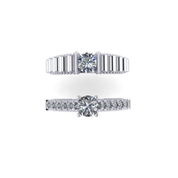 Wedding ring 3d render - Thumbnail 6