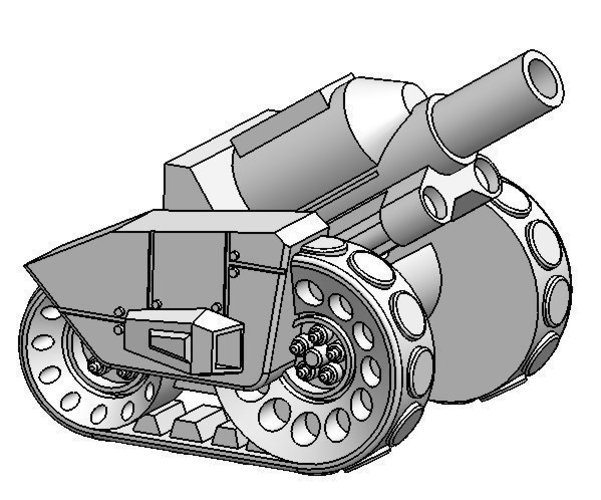 Heavy artillery for wargaming. 3D Print 56826