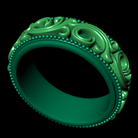 Women diamond ring 3d render - Thumbnail 8