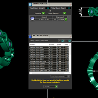 Women diamond ring 3d render - Thumbnail 8