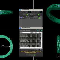 Women diamond ring 3d render - Thumbnail 8