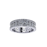 Women diamond ring 3d render - Thumbnail 6