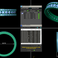Women diamond ring 3d render - Thumbnail 8