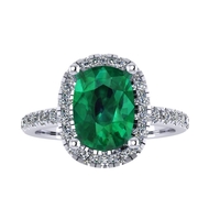 Women diamond ring 3d render - Thumbnail 6