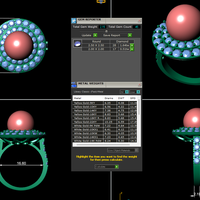 Women diamond ring 3d render - Thumbnail 11