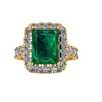 Women diamond ring 3d render - Thumbnail 4