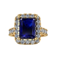 Women diamond ring 3d render - Thumbnail 7