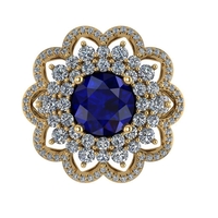 Women diamond ring 3d render - Thumbnail 4