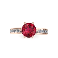 Women diamond ring 3d render - Thumbnail 5