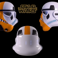 Storm Trooper Helmet-Ready To Print - Thumbnail 2