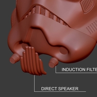 Storm Trooper Helmet-Ready To Print - Thumbnail 3