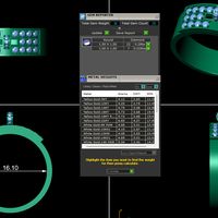 Hermes diamond ring 3D render - Thumbnail 8