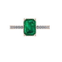 Women diamond ring 3d render - Thumbnail 10