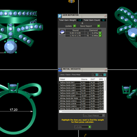 Women diamond ring 3d render - Thumbnail 8