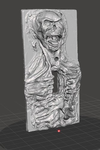 Zombie Light Switch 3D Print 56869