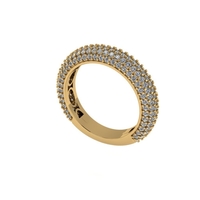 Women diamond ring 3d render - Thumbnail 1