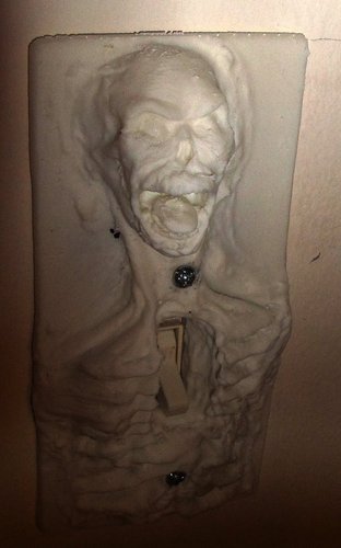 Zombie Light Switch 3D Print 56870