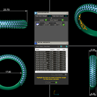 Women diamond ring 3d render - Thumbnail 6