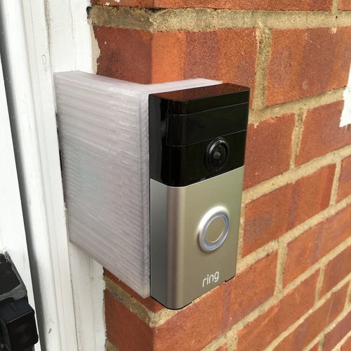 3D Printed Ring Doorbell Bracket by arijaycomet | Pinshape